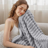 LUXURY RABBIT FAUX-FUR BLANKET - 50% OFF