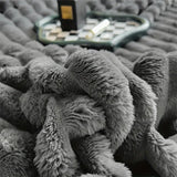 LUXURY RABBIT FAUX-FUR BLANKET - 50% OFF