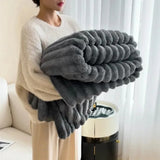 LUXURY RABBIT FAUX-FUR BLANKET - 50% OFF
