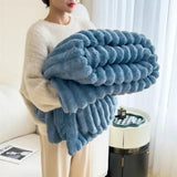 LUXURY RABBIT FAUX-FUR BLANKET - 50% OFF