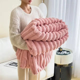 LUXURY RABBIT FAUX-FUR BLANKET - 50% OFF