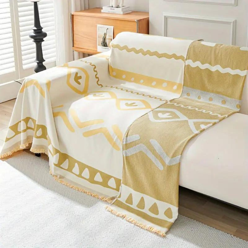 BOHO PATTERNED COUCH COVER - 50% OFF