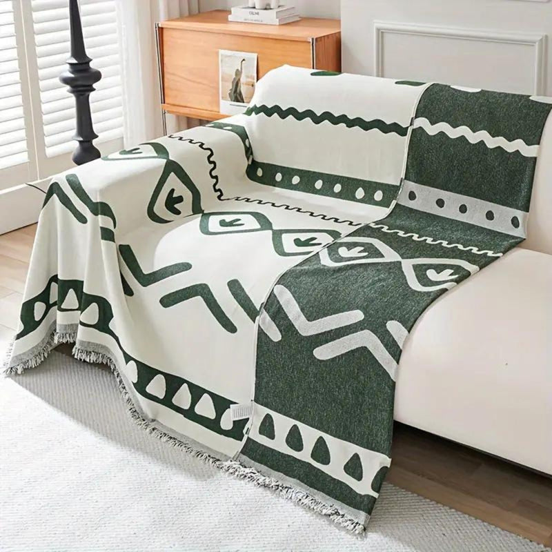 BOHO PATTERNED COUCH COVER - 50% OFF