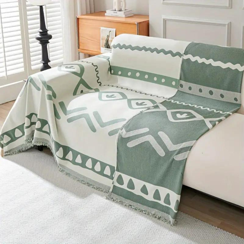 BOHO PATTERNED COUCH COVER - 50% OFF