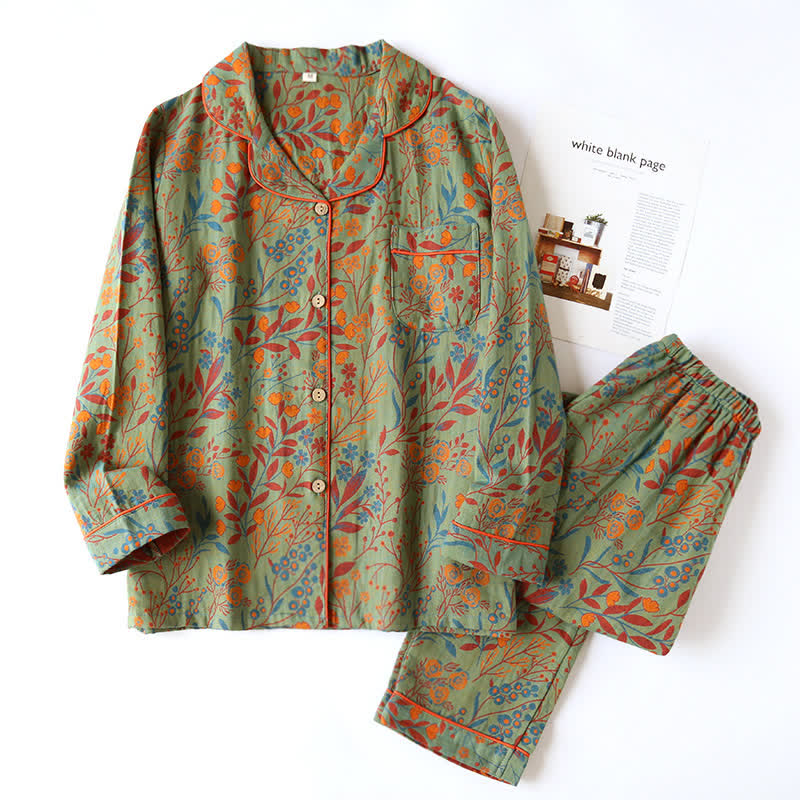 AUTUMN GARDEN PAJAMA SET - 50% OFF