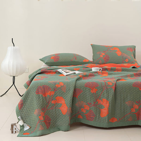 CRIMSON CANOPY COTTON QUILT - 50% OFF