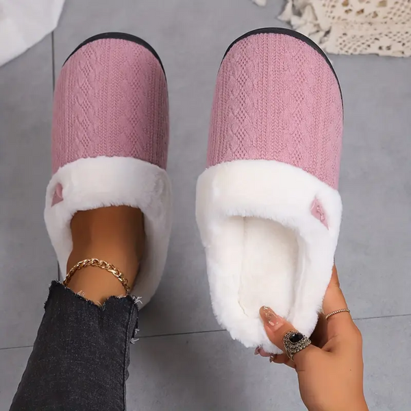 PLUSH SHERPA SLIPPERS - 40% OFF