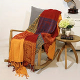 CHENILLE BOHO THROW BLANKET - 50% OFF
