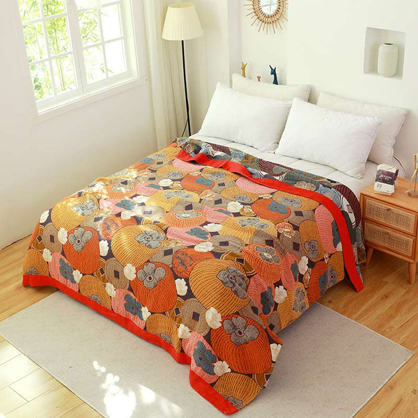 VINTAGE FAN BLOSSOM QUILT - 50% OFF