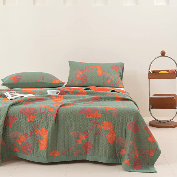 CRIMSON CANOPY COTTON QUILT - 50% OFF