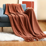 COZY TASSEL KNIT THROW BLANKET - 50% OFF