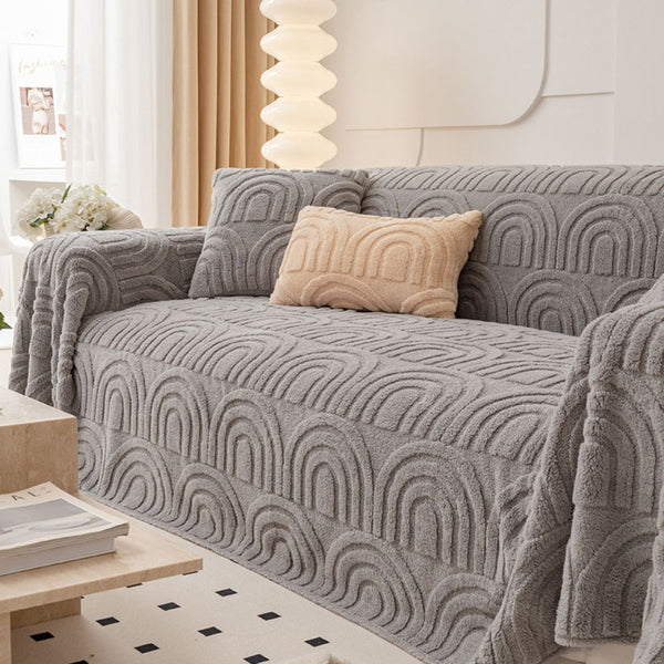 ARCH PLUSH COUCH COVER - 50% OFF