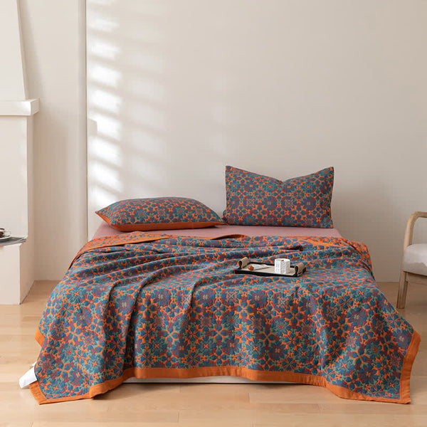 TERRACOTTA GARDEN RETRO QUILT - 50% OFF