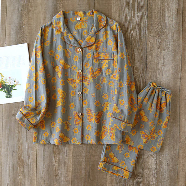 BUTTERFLY DAYDREAM PAJAMA SET - 50% OFF