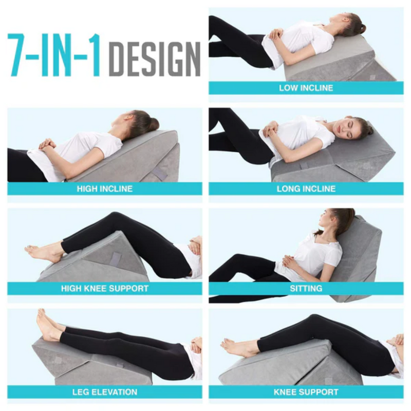 ADJUSTABLE BED WEDGE PILLOW - 50% OFF
