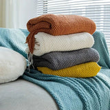 COZY TASSEL KNIT THROW BLANKET - 50% OFF