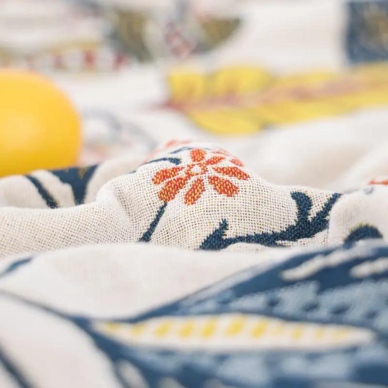 INDIGO GARDEN REVERSIBLE BLANKET - 50% OFF