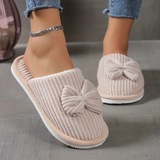 COZY BOW SLIPPERS - 40% OFF