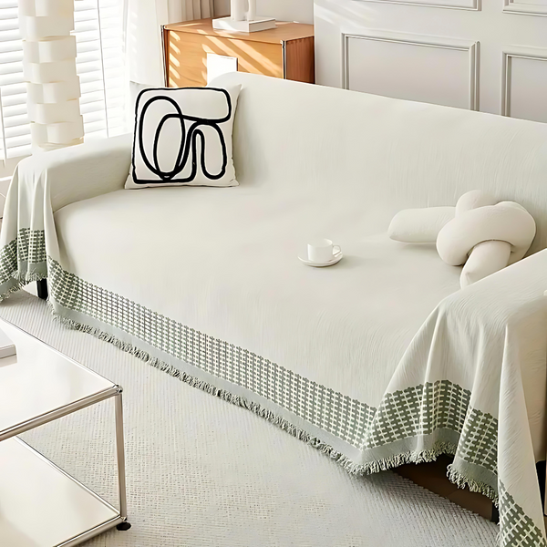 WHEAT SPIKE COUCH COVER - 50% OFF