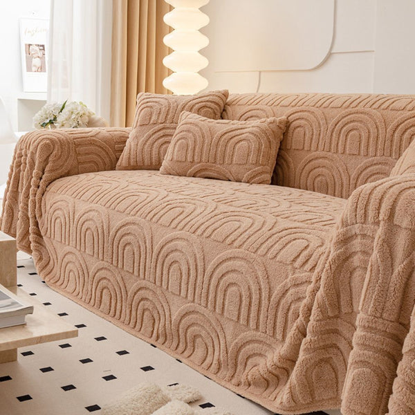 ARCH PLUSH COUCH COVER - 50% OFF
