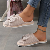 COZY BOW SLIPPERS - 40% OFF