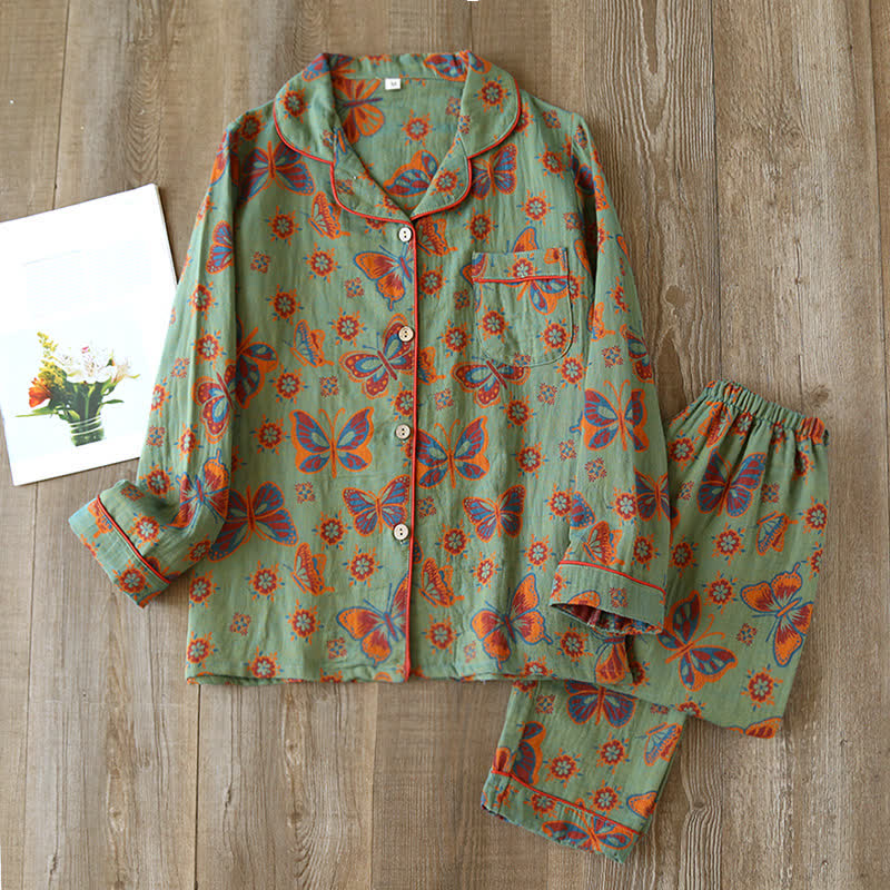 BUTTERFLY DAYDREAM PAJAMA SET - 50% OFF