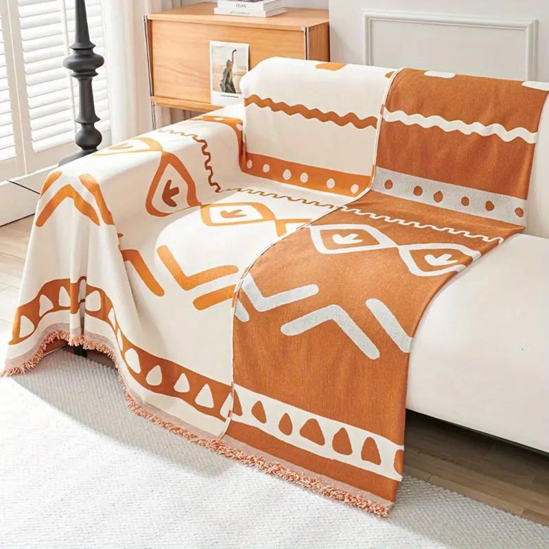 BOHO PATTERNED COUCH COVER - 50% OFF