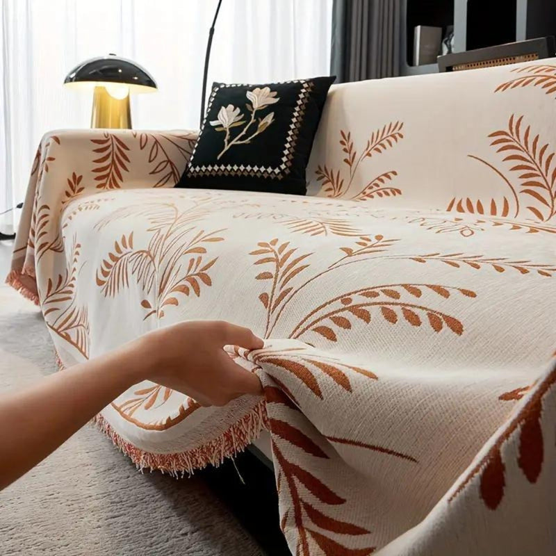 NATURE CHENILLE COUCH COVER - 50% OFF