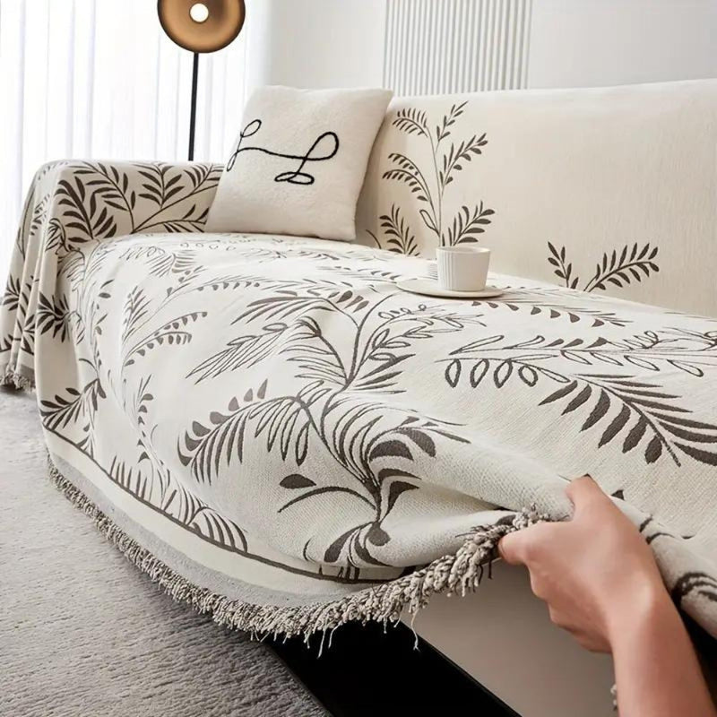 NATURE CHENILLE COUCH COVER - 50% OFF