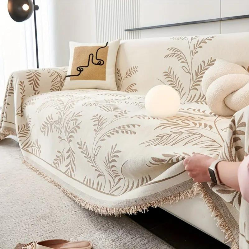 NATURE CHENILLE COUCH COVER - 50% OFF