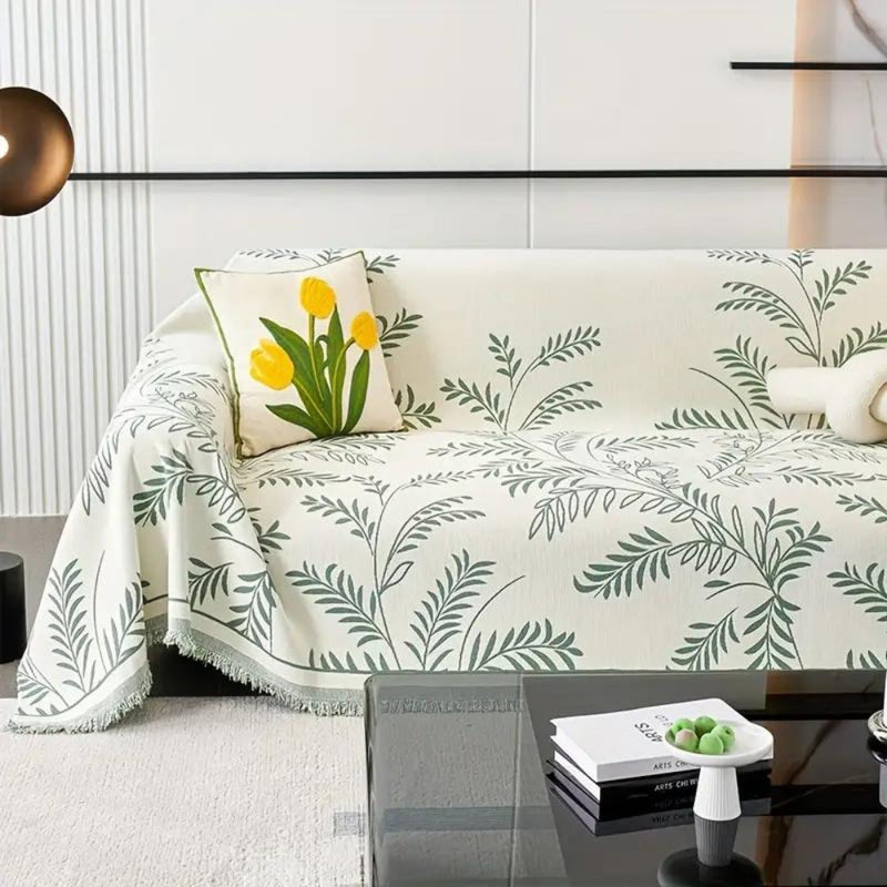 NATURE CHENILLE COUCH COVER - 50% OFF