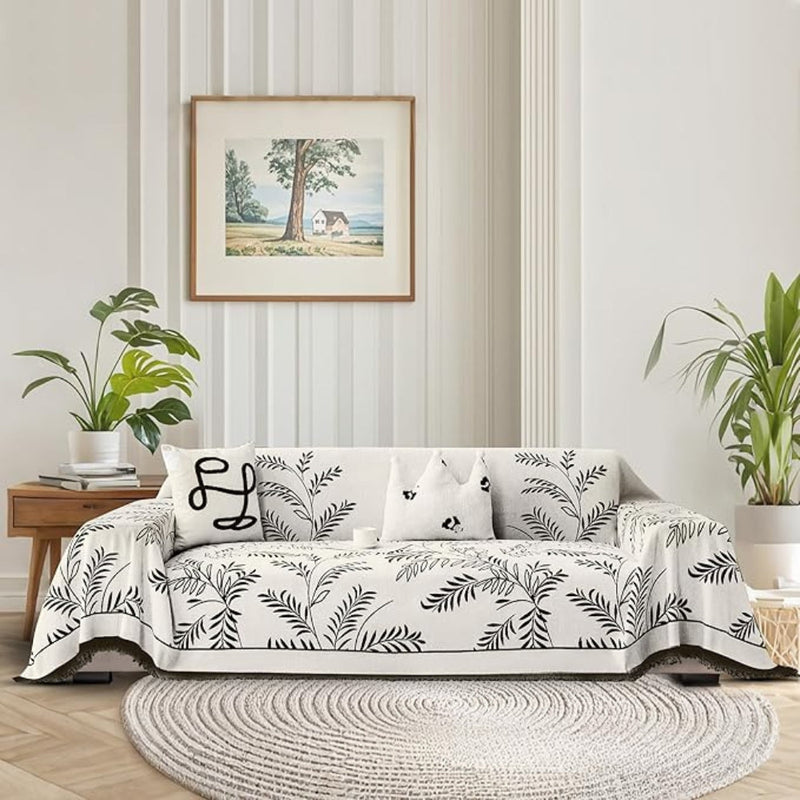NATURE CHENILLE COUCH COVER - 50% OFF