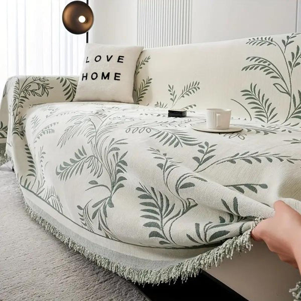 NATURE CHENILLE COUCH COVER - 50% OFF