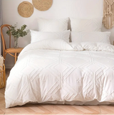 TUFTED GEOMETRIC | Premium Doona Cover Set - 50% OFF