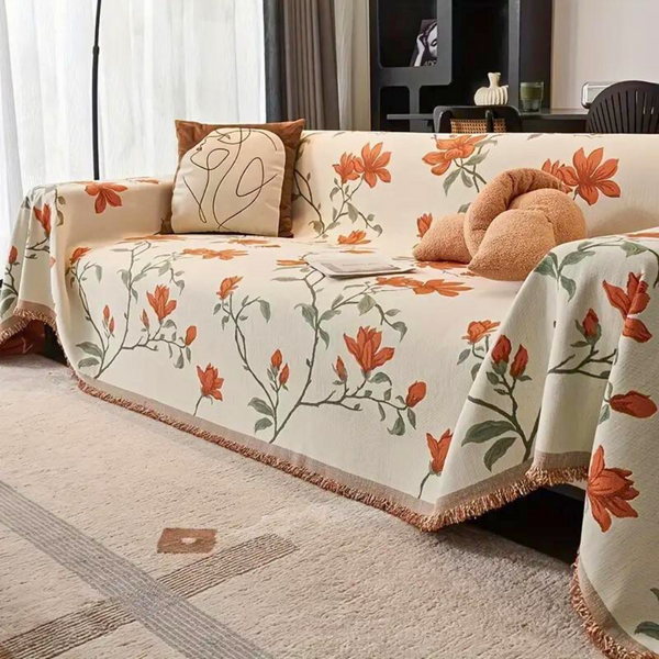 VINTAGE GARDEN COUCH COVER - 50% OFF