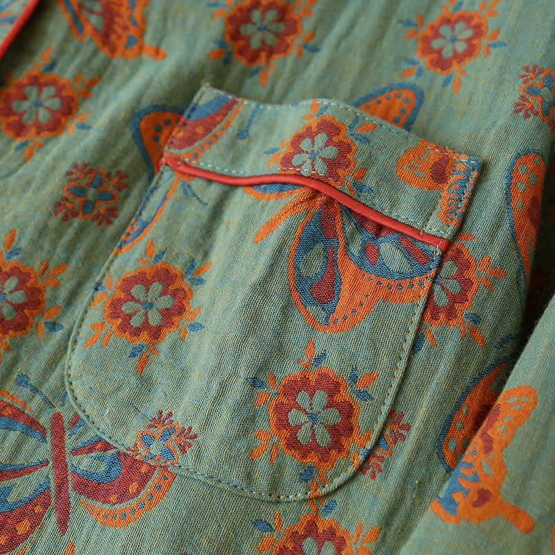 BUTTERFLY DAYDREAM PAJAMA SET - 50% OFF