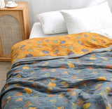 GINGKO LEAF THROW BLANKET - 50% OFF