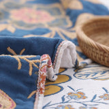 INDIGO GARDEN REVERSIBLE BLANKET - 50% OFF