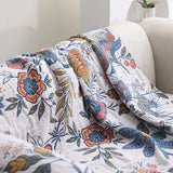 INDIGO GARDEN REVERSIBLE BLANKET - 50% OFF