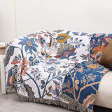 INDIGO GARDEN REVERSIBLE BLANKET - 50% OFF