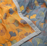 GINGKO LEAF THROW BLANKET - 50% OFF